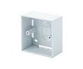Back Box, White, Screw, 86x86x45mm, 10 ST